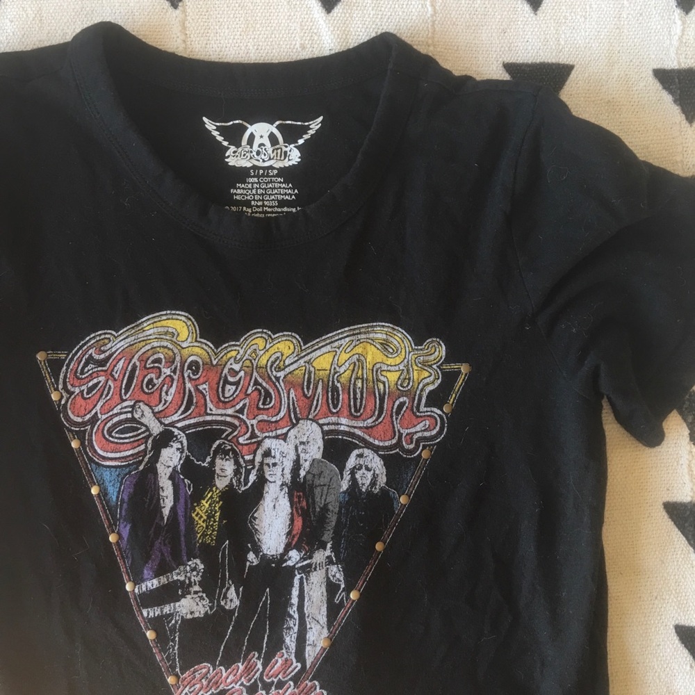 Aerosmith Crop Top ⚡️